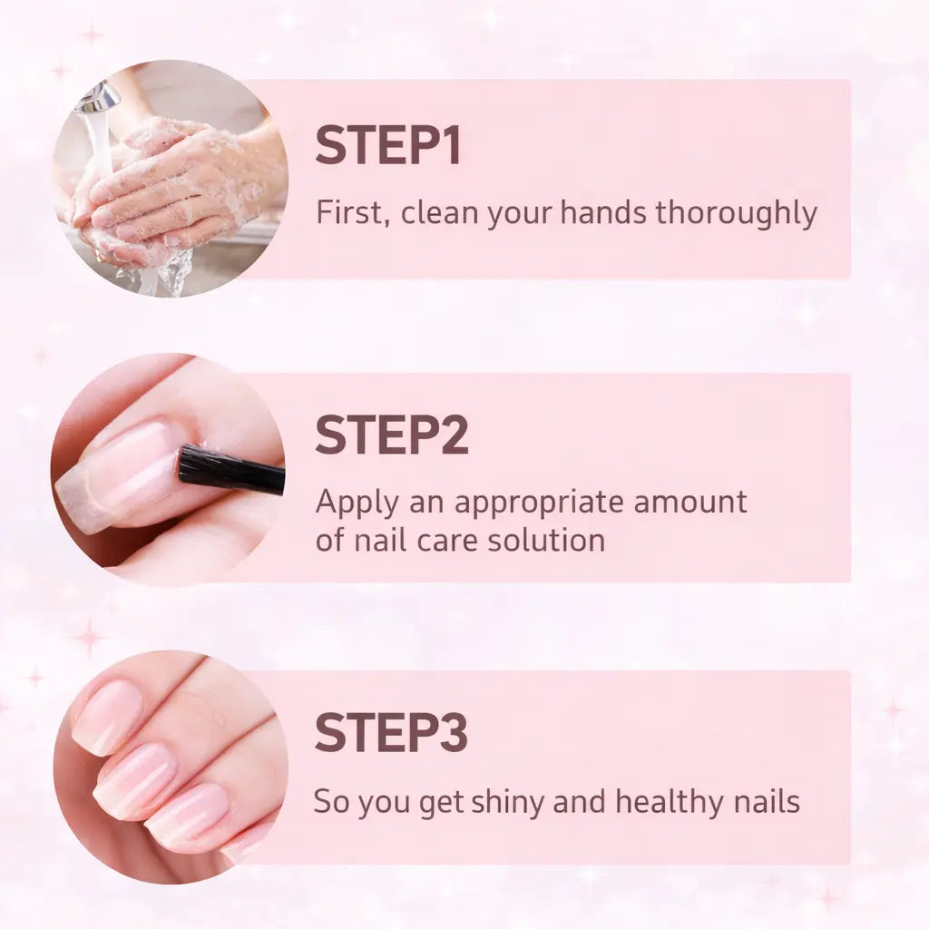LOVCARRIE 2-In-1 Keratin Strengthening Nail Strengthener — Rescues Brittle Nails — Ideal for Nail Art Enthusiasts — 17Ml / 0.57 Fl.Oz