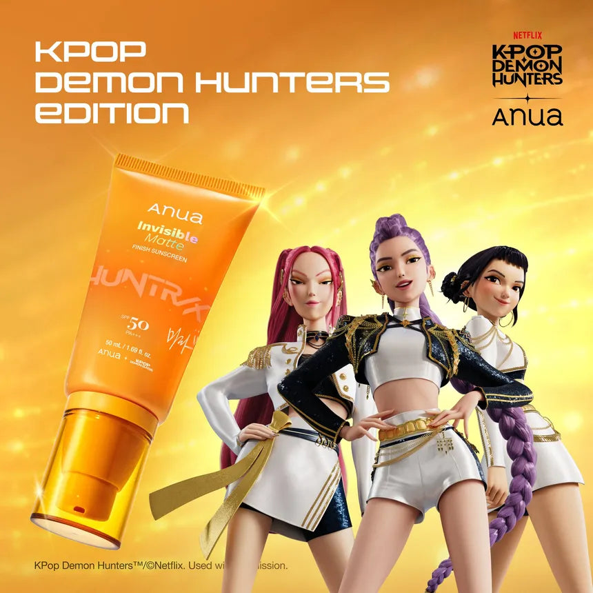 ANUA Kpop Demon Hunters Invisible Matte Finish Sunscreen