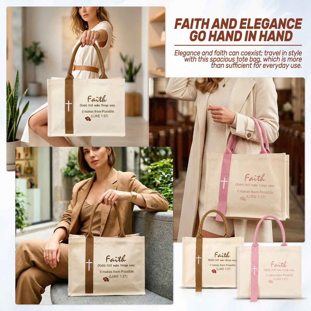 Women'S Faith & Work Gift Set — Includes: Canvas Tote Bag, Water Bottle/Throw Blanket, Notebook, Card Holder, Aromatherapy Item, and Mini Bible.,Can Be Used as Birthday, Christmas, Mother'S Day, Valentine'S Day Gifts for Family, Friends