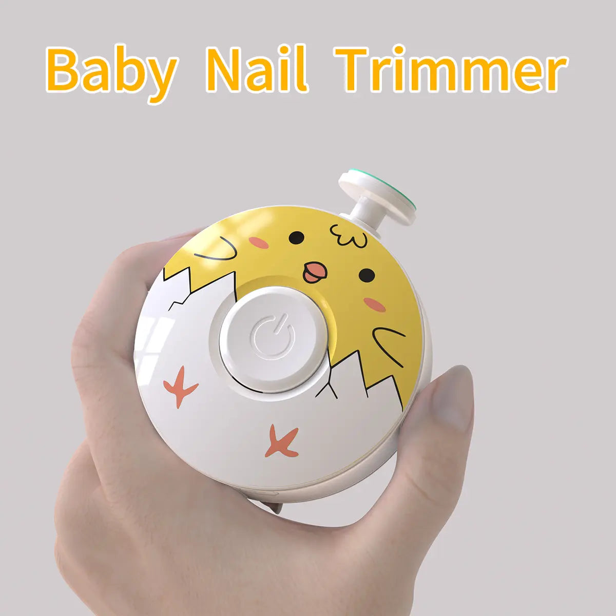 Electric Baby Nail Trimmer, Nail Clippers, Safe Newborn Nail Clipper Kit with 6 Grinding Heads, round Ergonomic Handheld Manicure Set for Babies Care #GLOBAL PICKS