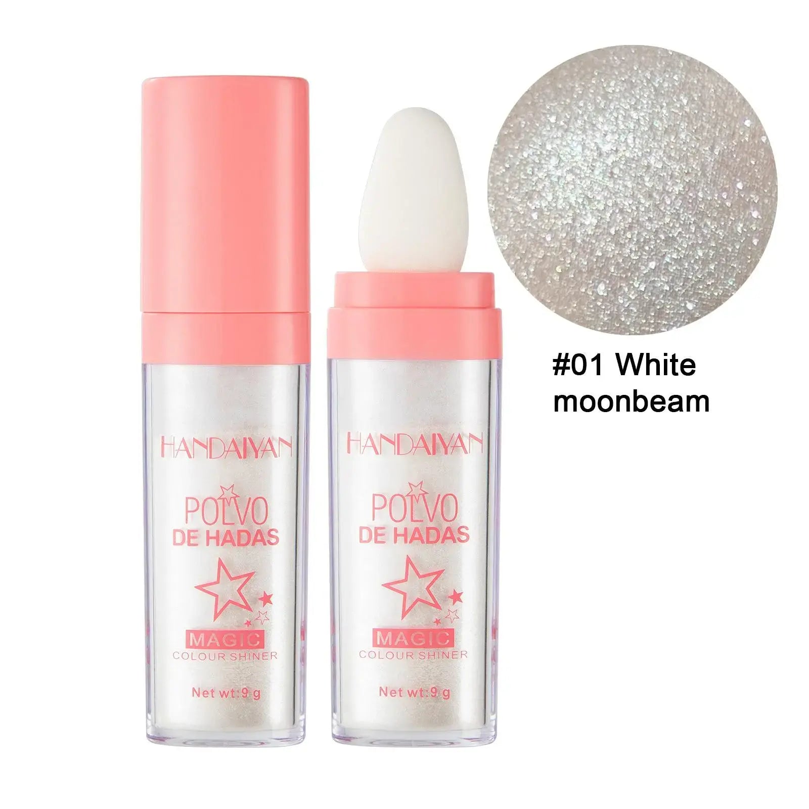 Shimmering Highlighter Powder Spray - 10Ml Radiant Shimmer, Waterproof Long-Lasting Sparkling Gloss, All-Makeup Cosmetic for Face, Body, Hair - Ideal for Party, Daily Wear