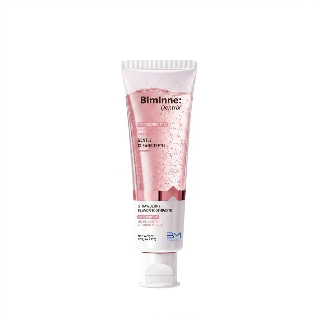 Biminne Whitening Niacinamide Toothpaste Probiotic Sensitive Teeth Care Sensitive Teeth Flouride Free Toothpaste Effective Formula Zero Fluoride