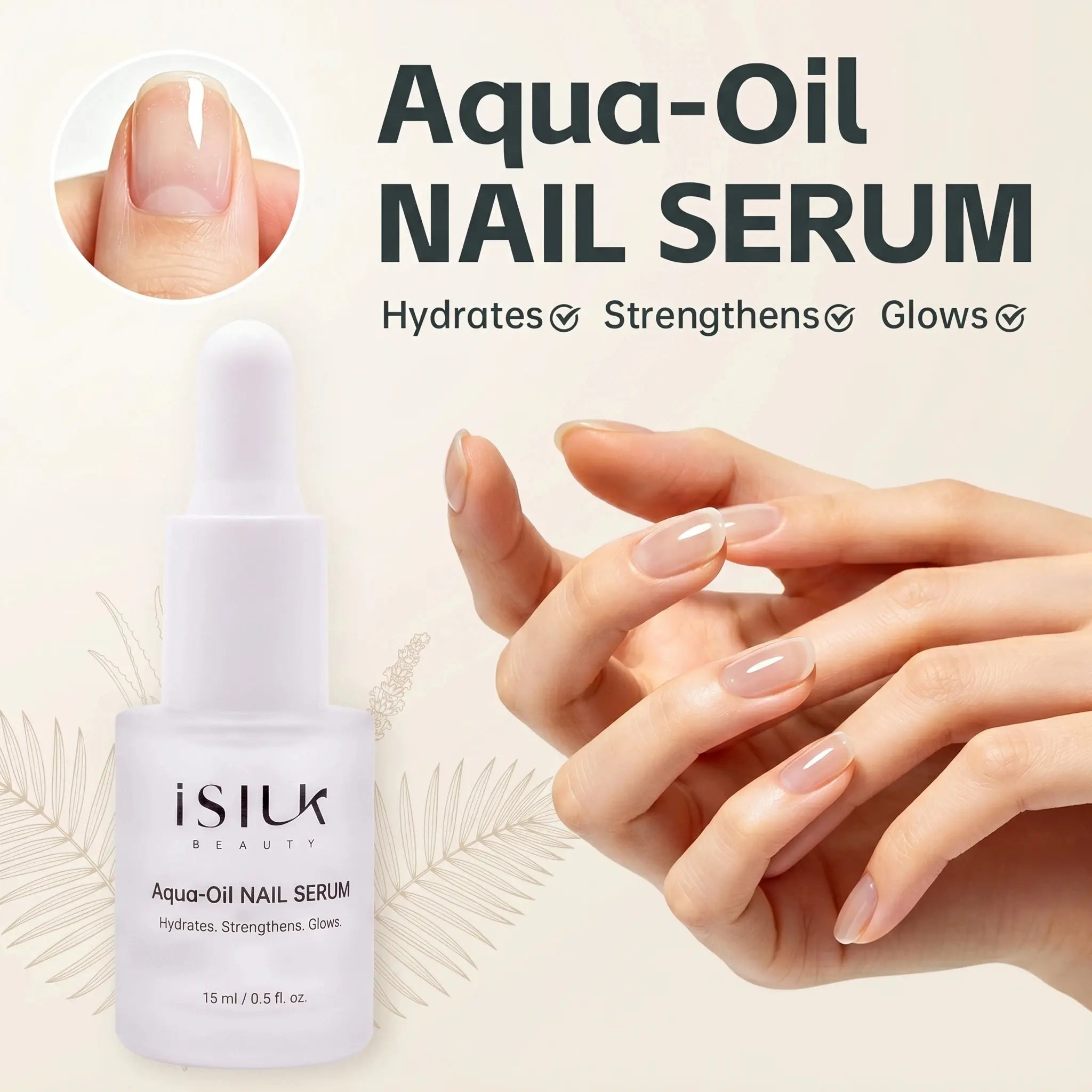 Nail Repair & Growth Serum Professional Cuticle Oil Hydrator for Brittle Weak Nails Intensive Nail Care with Niacinamide & Hyaluronic Acid for Press on & Gel X Nails (15Ml) Memorial Day Deals