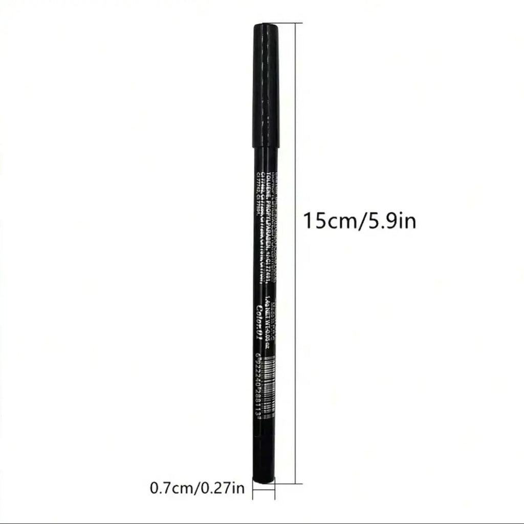 12 Color Eyeliner Pencil Complimentary Pen Sharpener Makeup Matte Lipliner Sweat Resistant High Shine Pearl Smoky Punk Goth Eyeshadow Pens Cosmetic Halloween