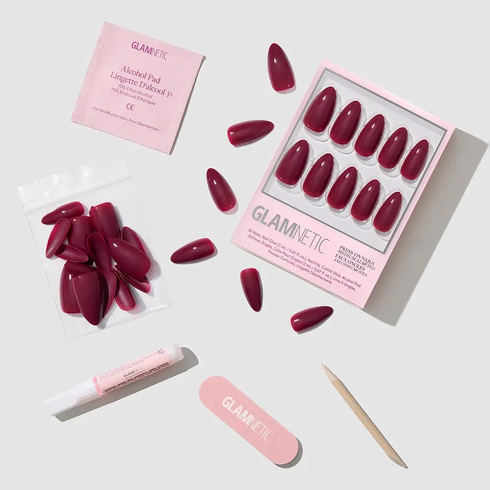 Glamnetic Medium Almond Icons 2026 Press-On Nail Collection