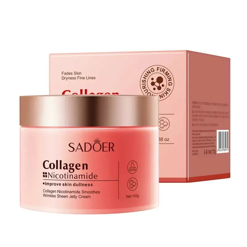 Korean Collagen Jelly Cream 110Ml, Youthful Skin, Plant-Based Skincare, Hydrating Cream, Plumpy and Glow Skin, Skin Energy, Facial Care
