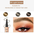 Eyebrow Pencil with Micro-Fork Tip Applicator,Long Lasting Eyebrow Pencil, Brow Styling Brush,Eye Brow Makeup Tool, Makeup Accessories