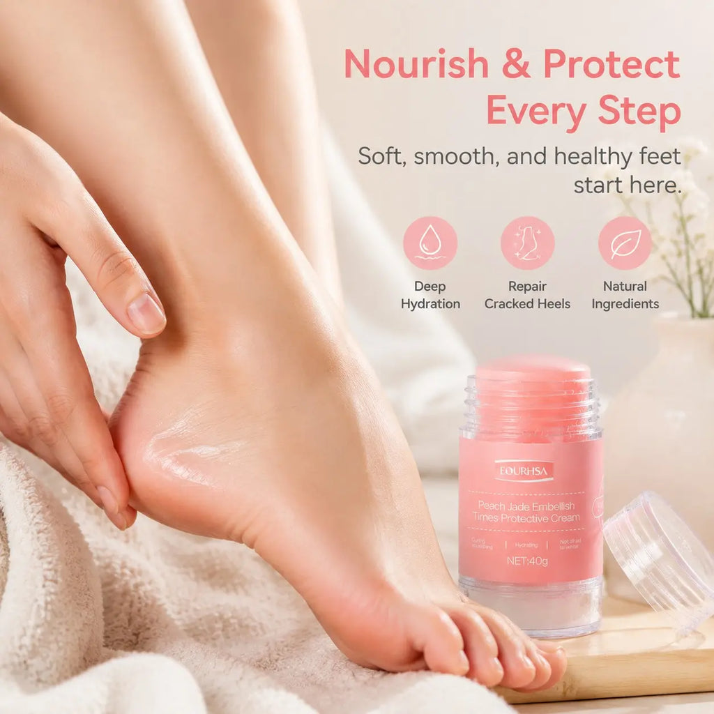 Buy 1 Get 1,Foot Care Cream,Anti Cracked Foot Cream,Moisturizing,Anti Crack,Softening and Nourishing Cream for Dry,Cracked Feet,Remove Dead Skin and Moisturize Dry Skin