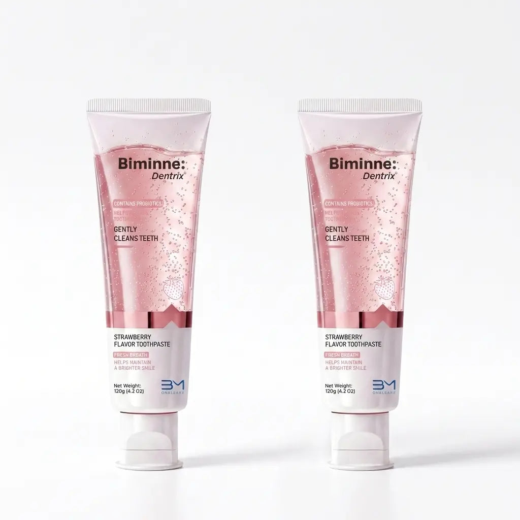 Biminne Whitening Niacinamide Toothpaste Probiotic Sensitive Teeth Care Sensitive Teeth Flouride Free Toothpaste Effective Formula Zero Fluoride