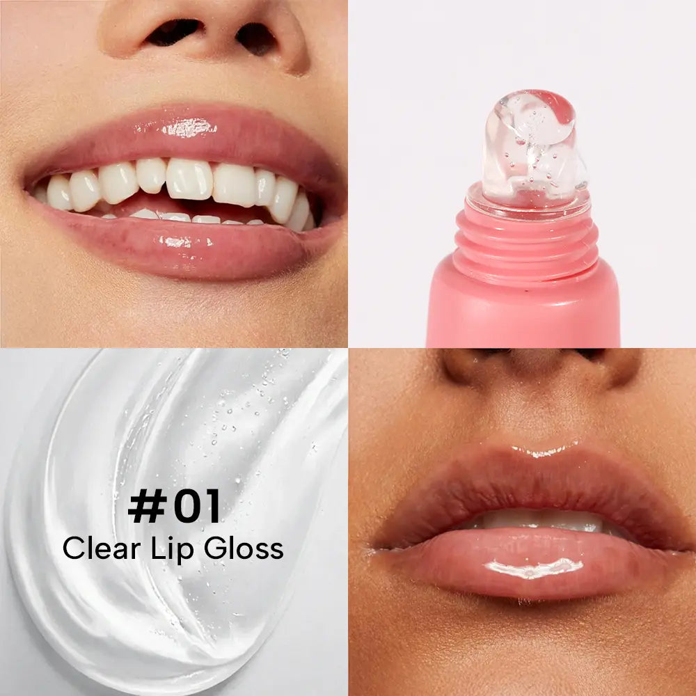 Yutonsu Vitamin C Lip Glow Oil Balm: Moisture, Shine & Hydration for Supple Lips, Suitable for All Skin Types (0.42 Oz)
