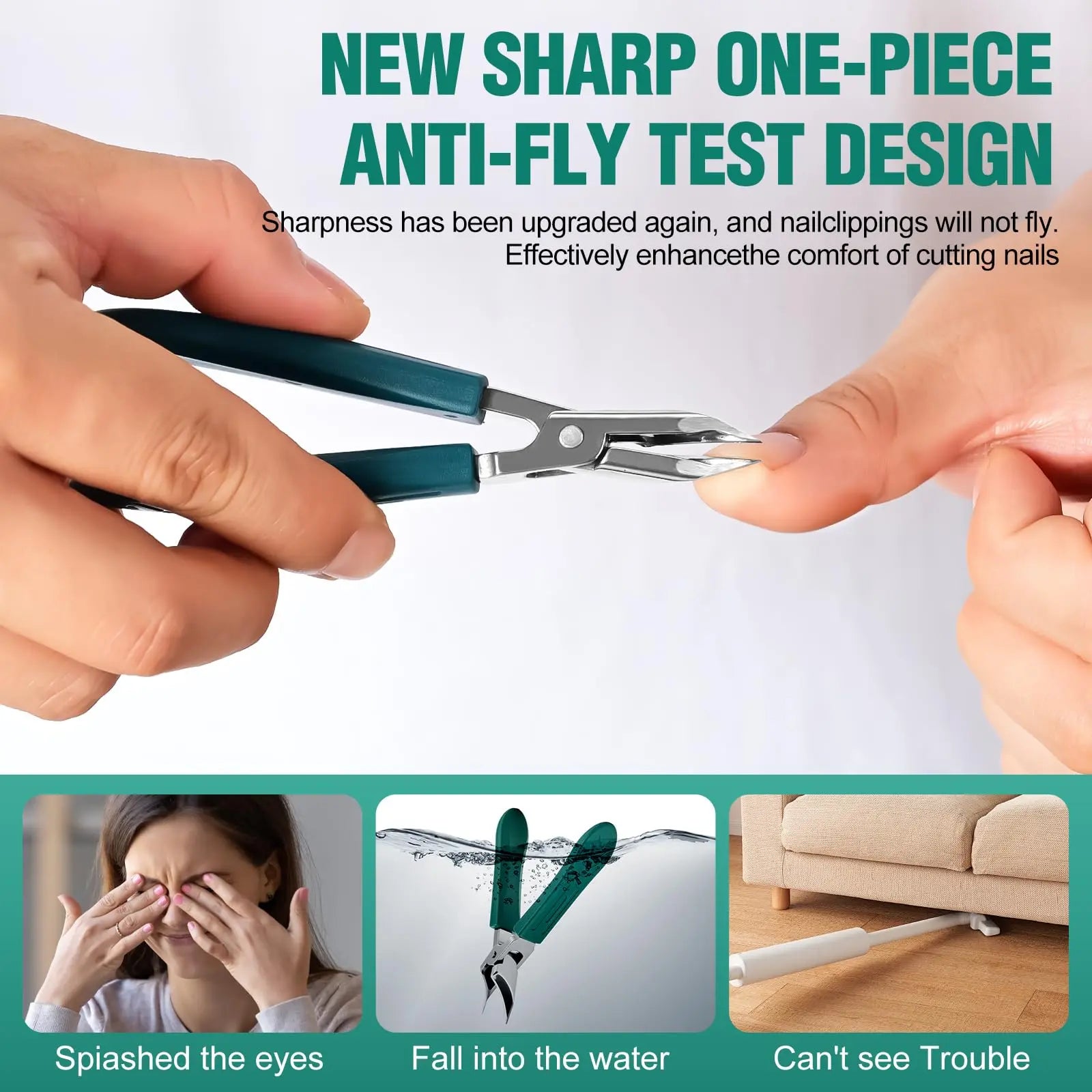 2026 Eagle Beak Nail Clippers,Three Sets of Eagle Beak Beveled Nail Clippers,Oblique Ingrown Toenailsclipper,Beveled Nailclipper, for Thick Nails, Seniors&Ingrown Care