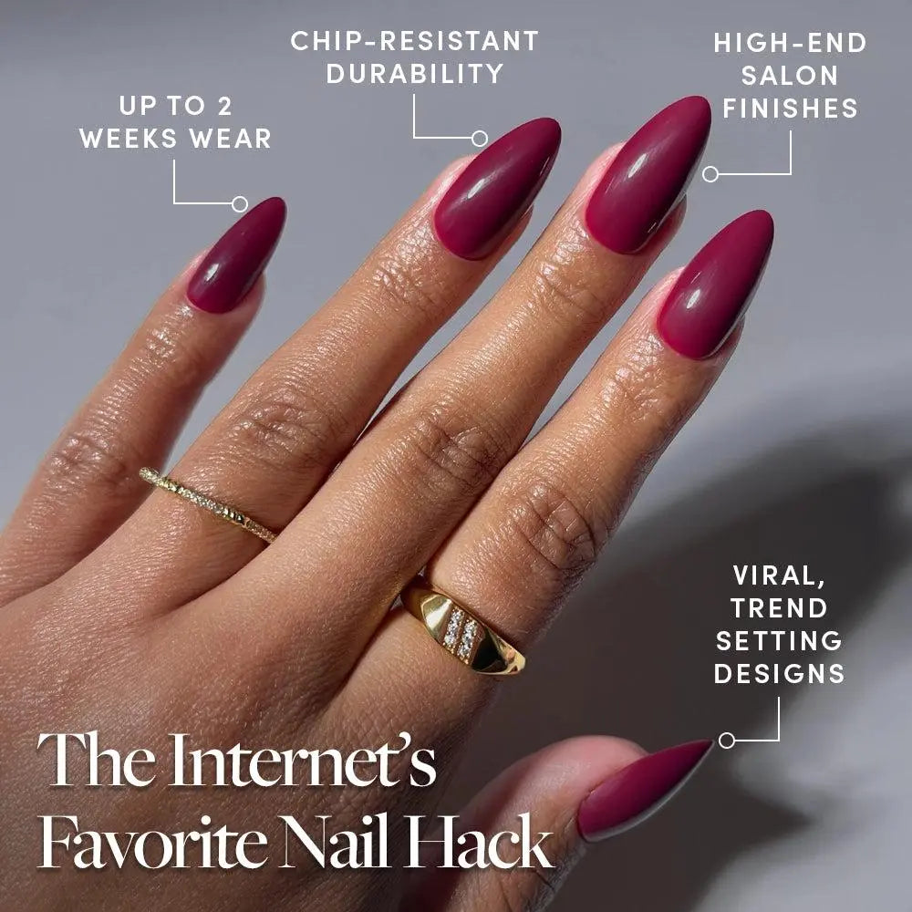Glamnetic Medium Almond Icons 2026 Press-On Nail Collection