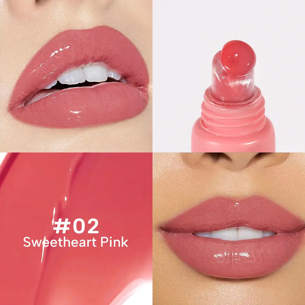 Yutonsu Vitamin C Lip Glow Oil Balm: Moisture, Shine & Hydration for Supple Lips, Suitable for All Skin Types (0.42 Oz)