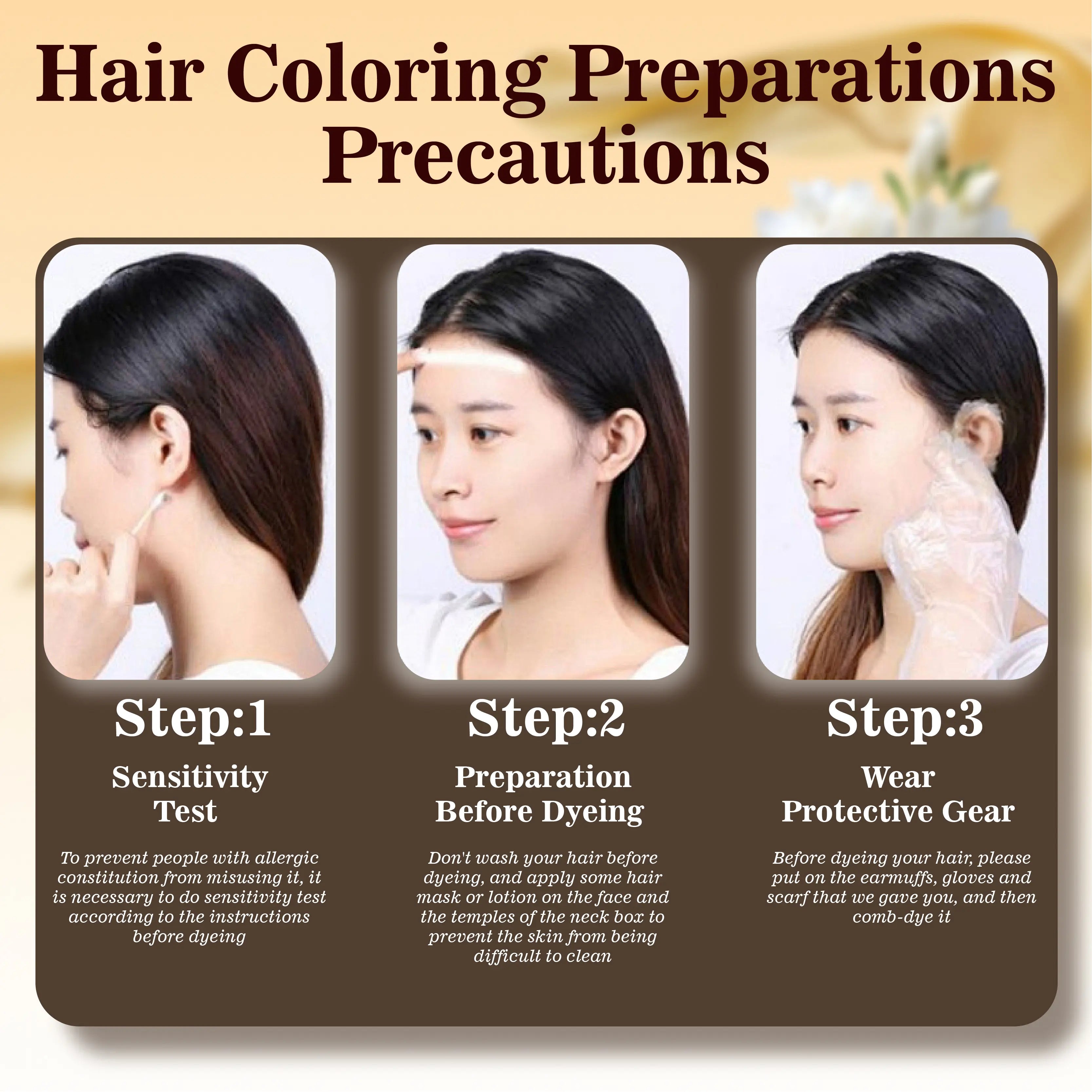 3-In-1 Hair Color Shampoo Instant Hair Dye Shampoo, Hair Color for Grey Coverage, Herbal Ingredients, Natural Tinte, Ammonia-Free, Long Lasting,Haircare Tiktokshopspringglowup Red