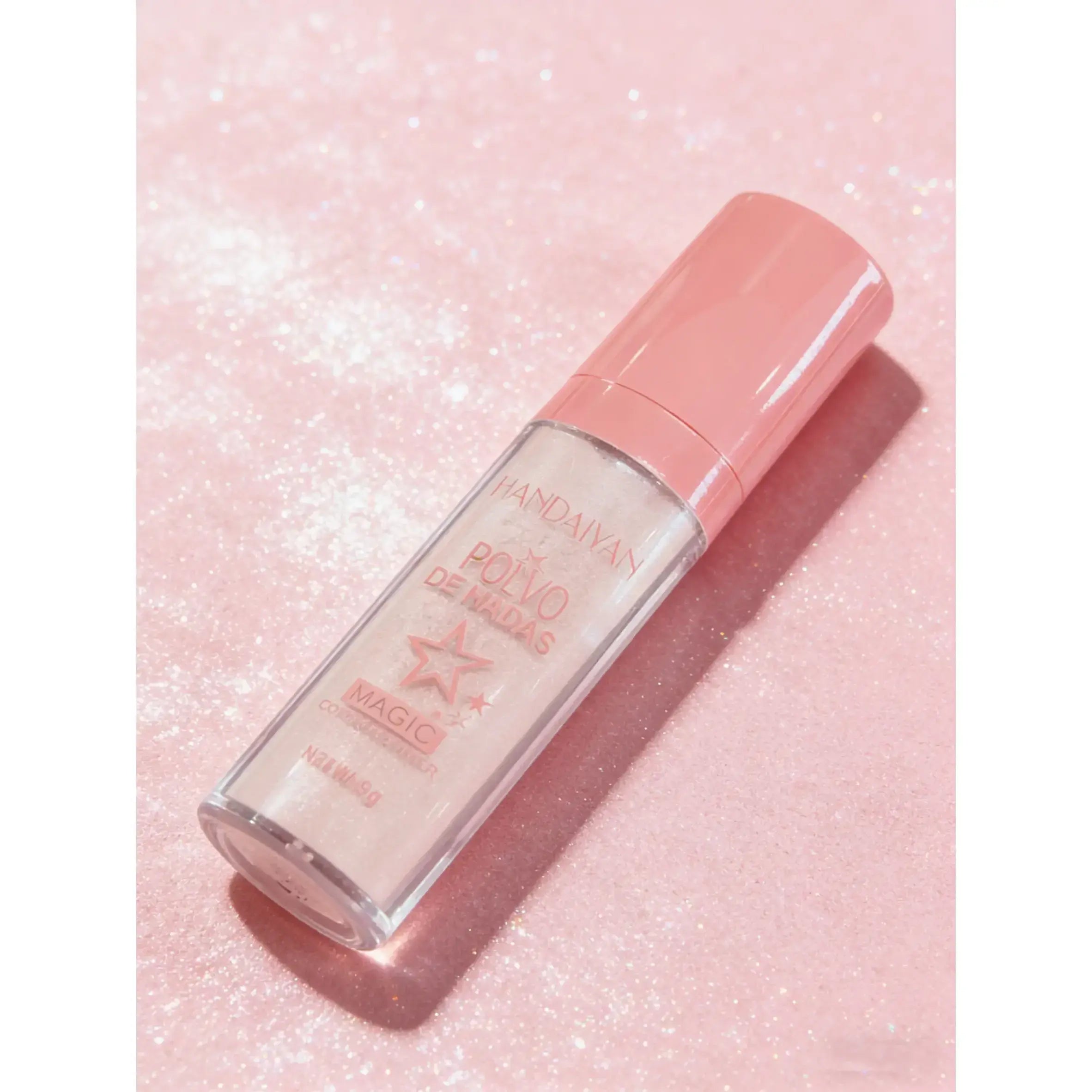 Shimmering Highlighter Powder Spray - 10Ml Radiant Shimmer, Waterproof Long-Lasting Sparkling Gloss, All-Makeup Cosmetic for Face, Body, Hair - Ideal for Party, Daily Wear