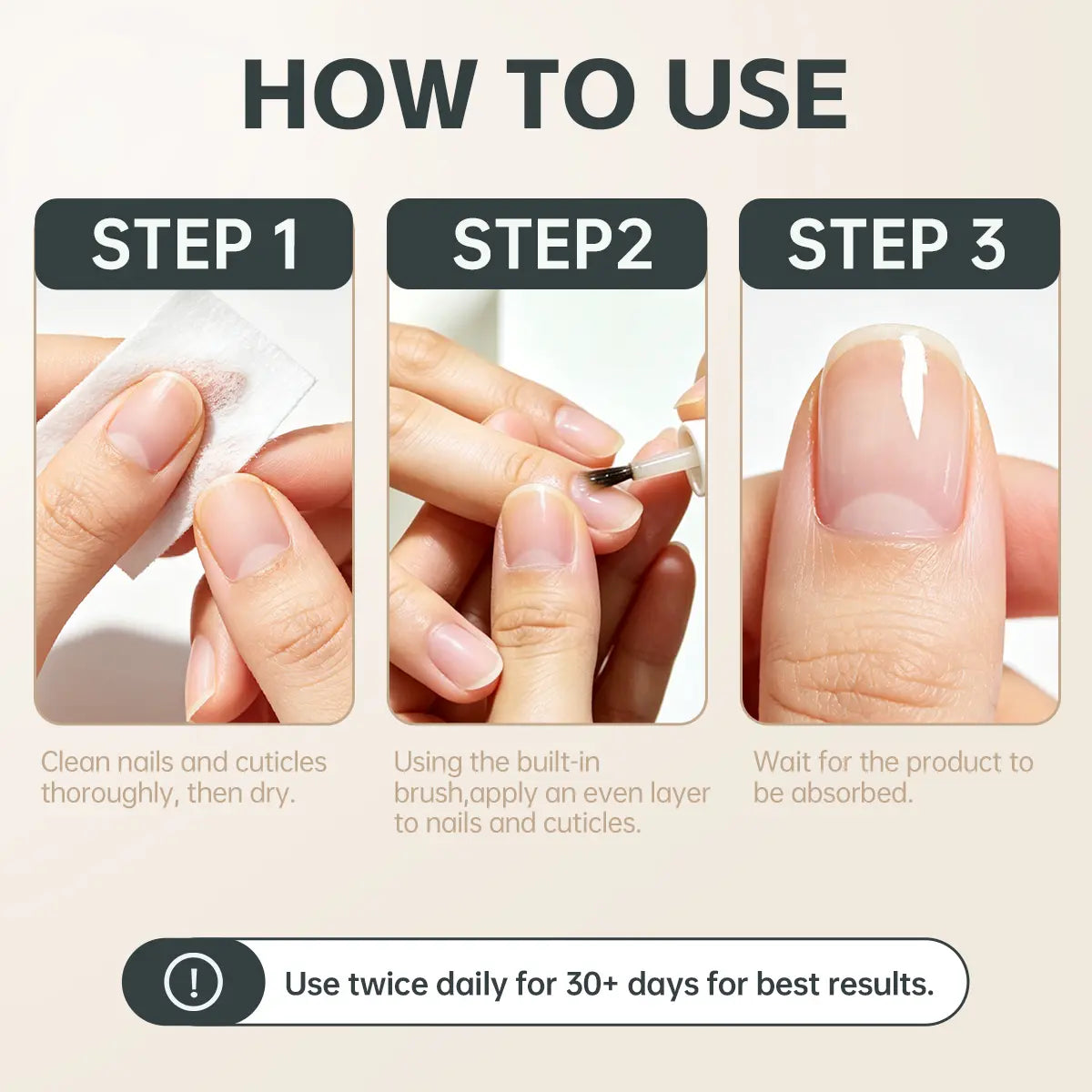 Nail Repair & Growth Serum Professional Cuticle Oil Hydrator for Brittle Weak Nails Intensive Nail Care with Niacinamide & Hyaluronic Acid for Press on & Gel X Nails (15Ml) Memorial Day Deals