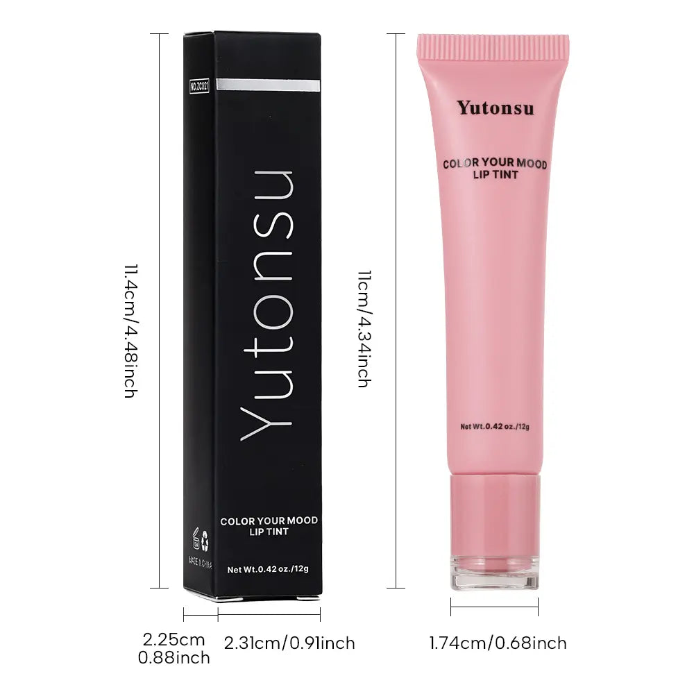 Yutonsu Vitamin C Lip Glow Oil Balm: Moisture, Shine & Hydration for Supple Lips, Suitable for All Skin Types (0.42 Oz)