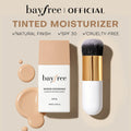 Bayfree Glow Skin Tinted Facial Moisturizer with SPF 30 Sunscreen - Hydrating, Sheer Coverage, Long-Lasting Moisture, Buildable Flawless Natural Finish, Vegan Korean Beauty Product for Sensitive Skin