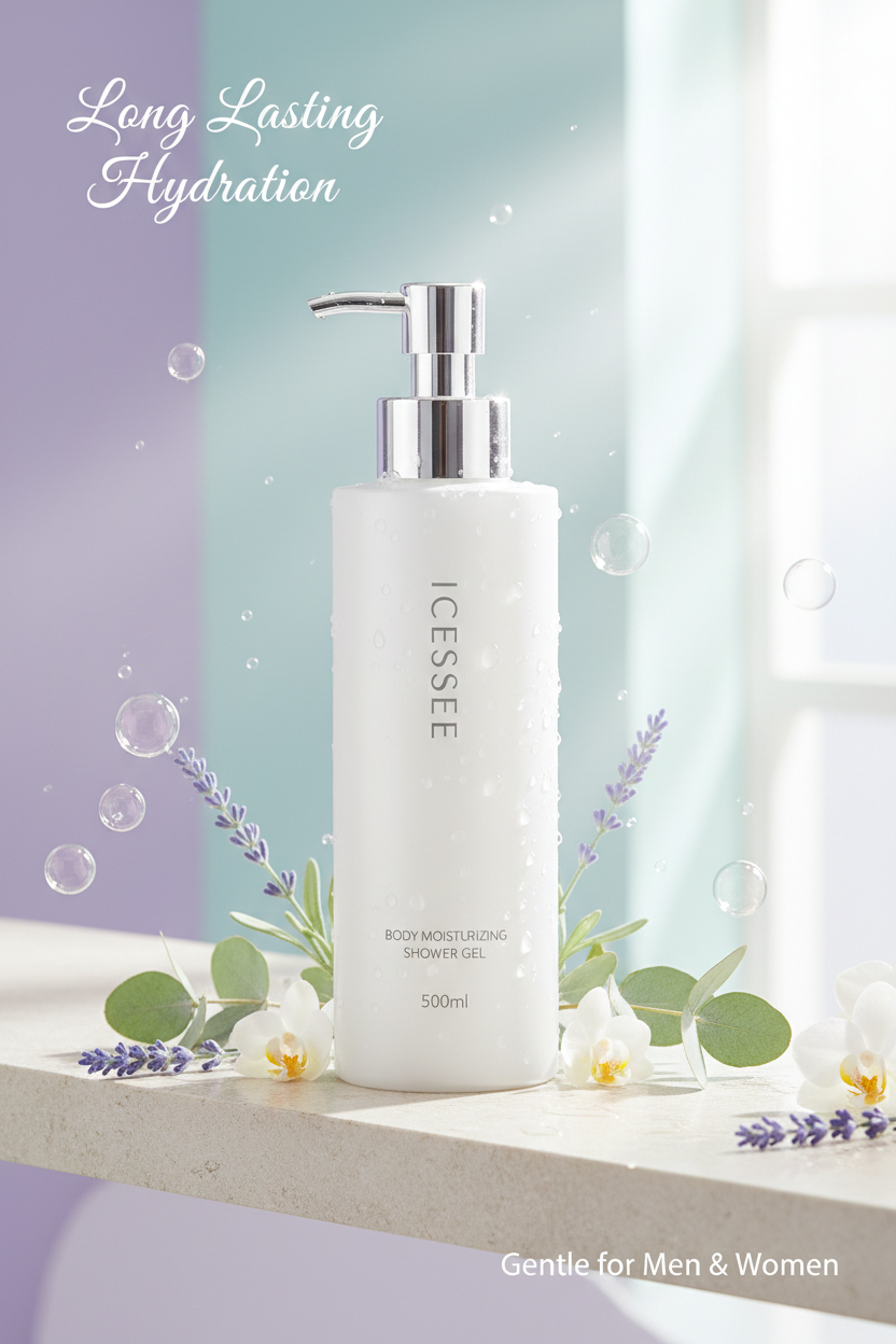 ICESEE Body Moisturizing Shower Gel, Long Lasting Hydration Body Care Liquid, Gentle Cleanser for Men & Women, 500Ml#Summerwins #Dealsforyoudays